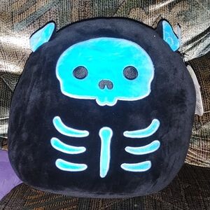 Kellytoy Black and Blue Skeleton Plush